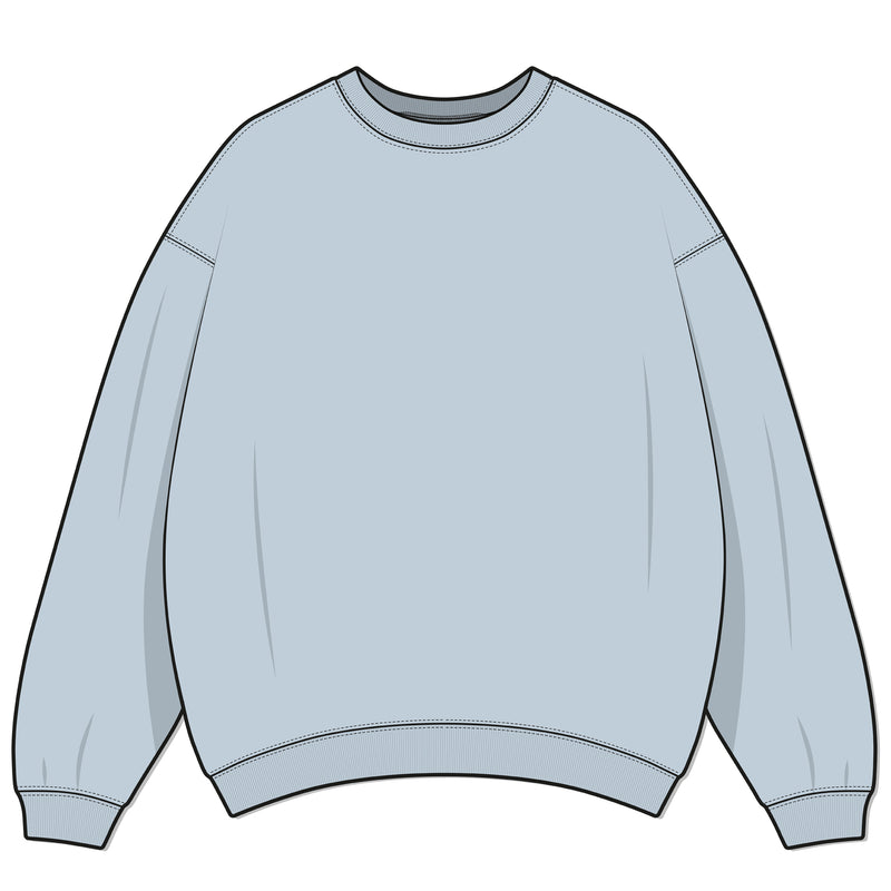 Women's Drop Shoulder Sweatshirt - FACW1600