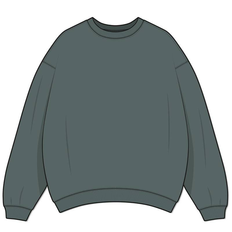 Women's Drop Shoulder Sweatshirt - FACW1600