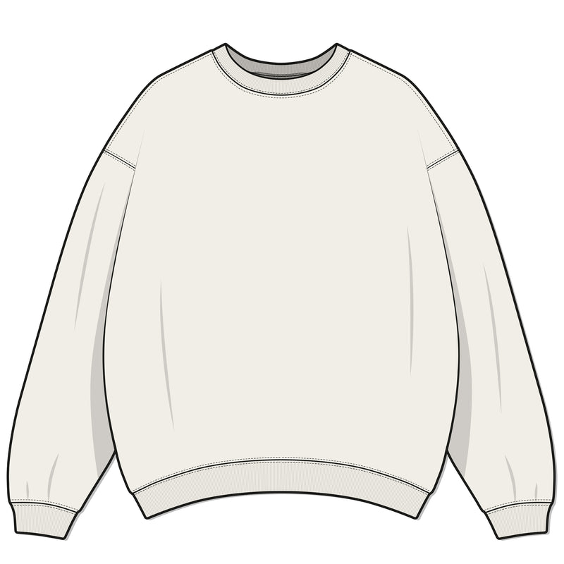 Women's Drop Shoulder Sweatshirt - FACW1600