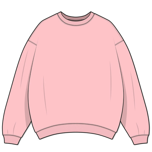Women's Drop Shoulder Sweatshirt - FACW1600