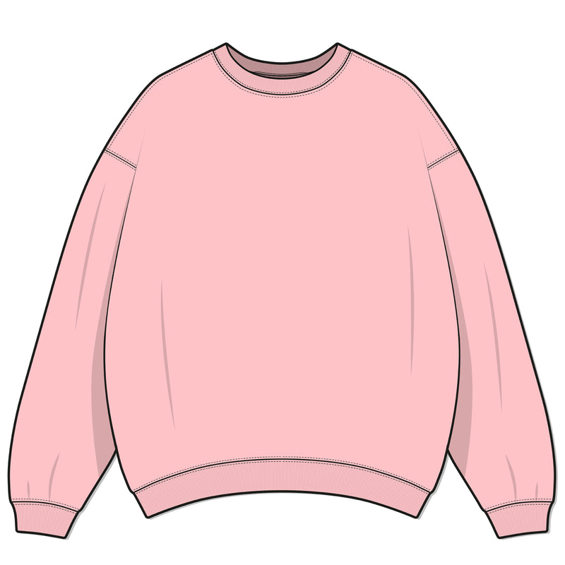 Women's Drop Shoulder Sweatshirt - FACW1600