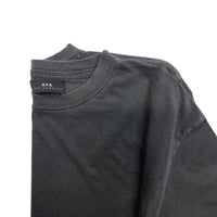 ribbed neck 1" oversized women's tee