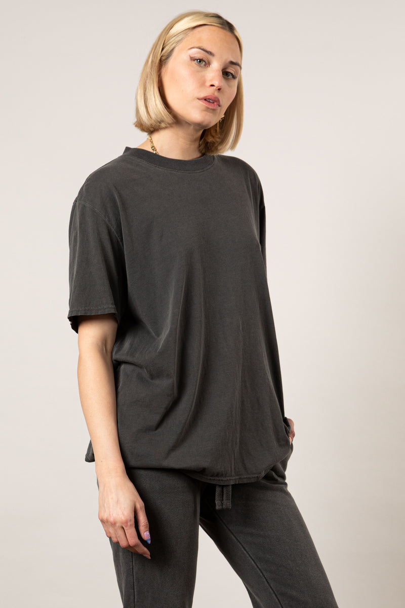 ribbed women oversized t-shirt