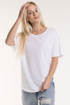 Women's Crew w/ Binding Neck and Rounded Hem - FACW1021