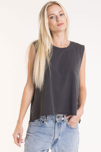 soft cotton womens muscle tank