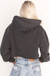 Cropped Hoodie Raw Edge- FACW1081