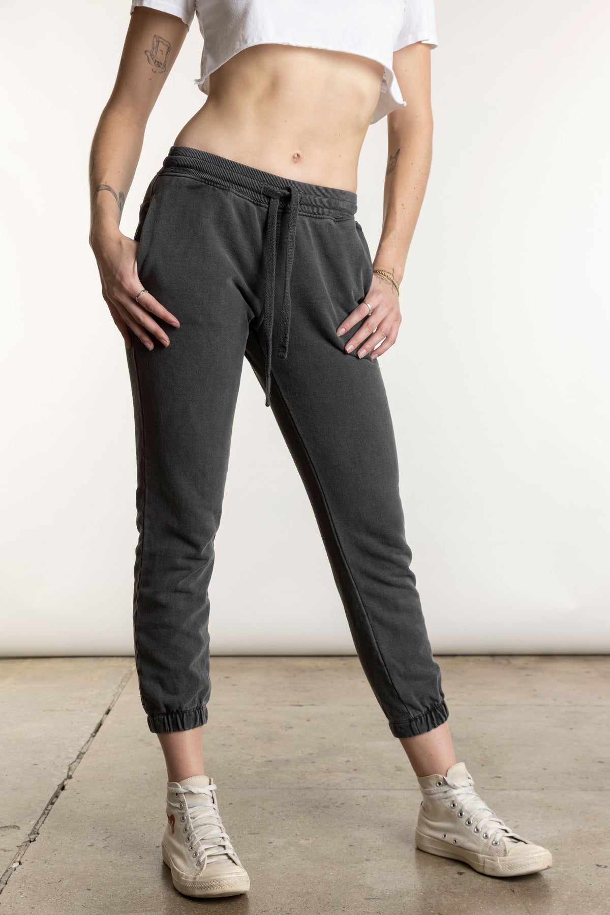 Vintage Black Women's Sweatpants - FACW1093