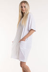 Women's V-Neck Dress Tee w/Pockets - FACW1100