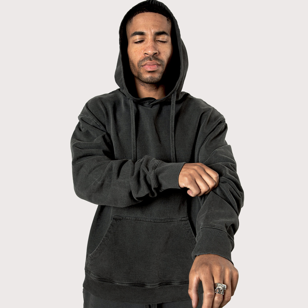 Ribbed Hoodie