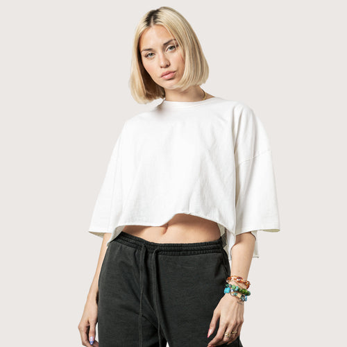 Women's Oversized Crop Tee